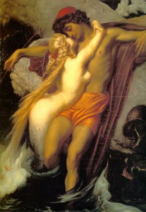 Lord Frederic Leighton The Fisherman and the Siren
